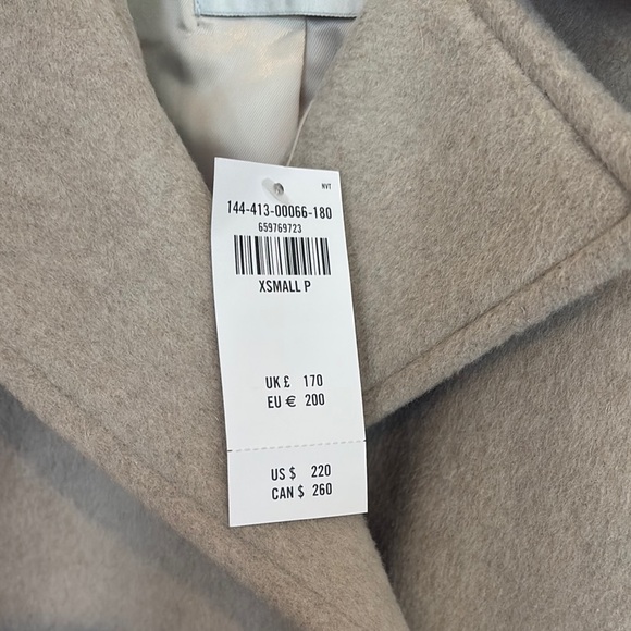 New with tags A&F Long Beige Trench Coat - Picture 2 of 5
